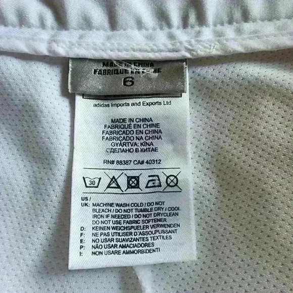 Adidas Clima Cool Golf Tennis Skirt Skort Size 6 Athletic Outdoors Sports - Picture 9 of 10